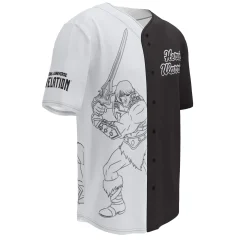 Masters of the Universe Club Heroic Warriors He-Man Multi Baseball Jersey