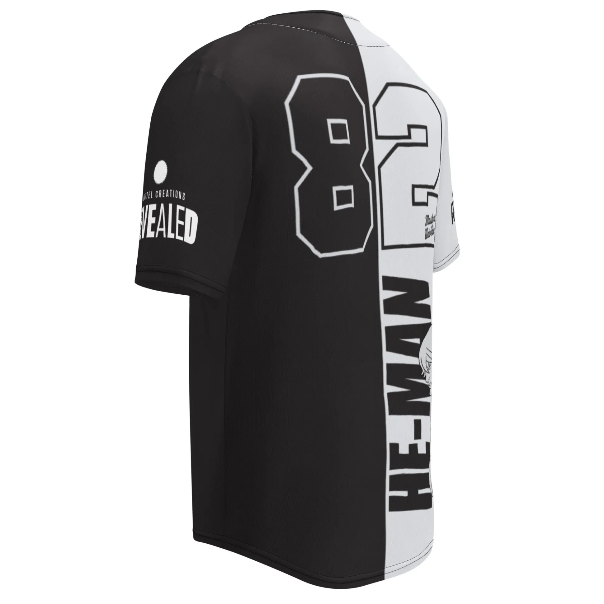 Masters of the Universe Club Heroic Warriors He-Man Multi Baseball Jersey