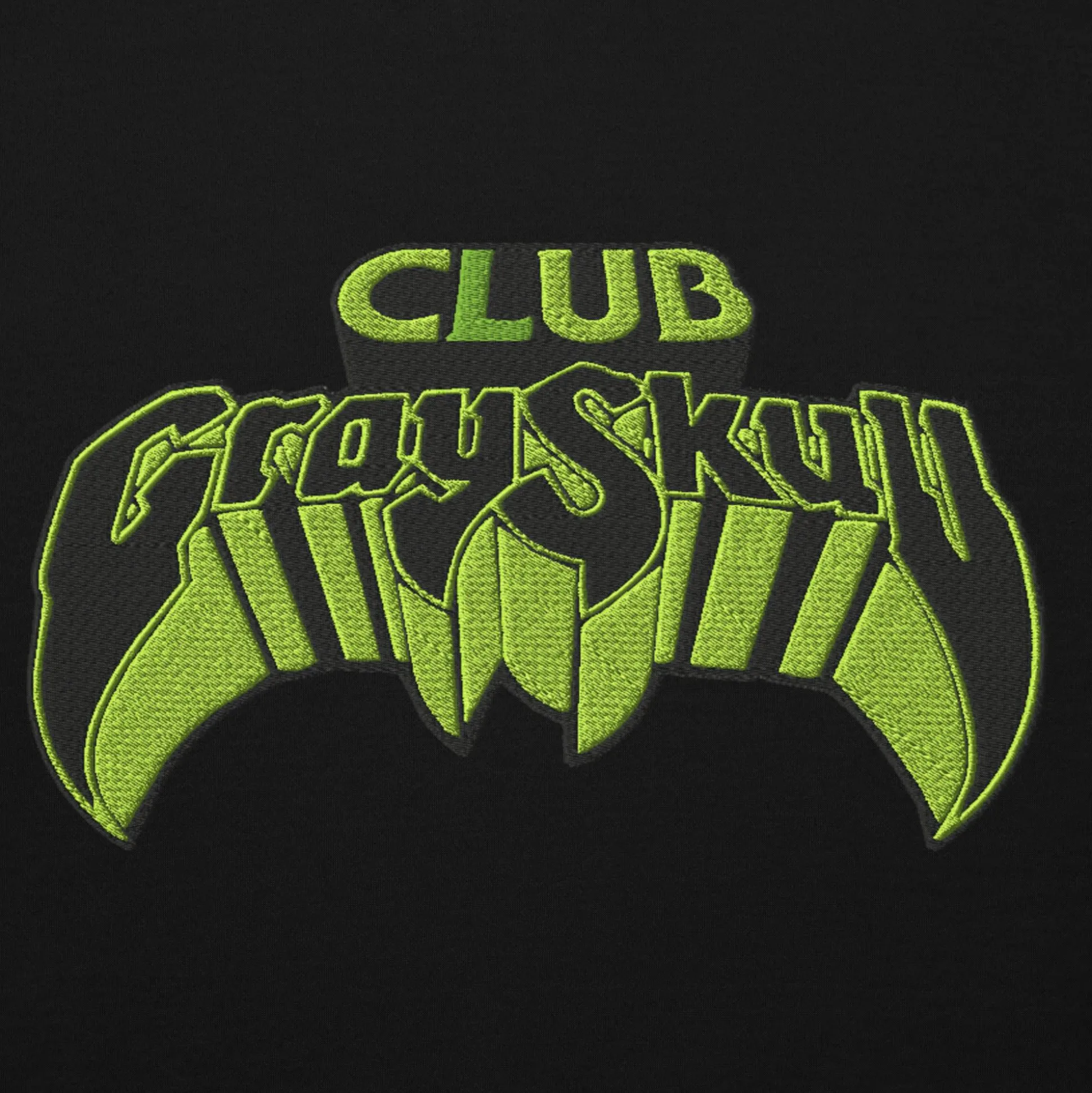 Masters of the Universe Club Grayskull Black Embroidered Hoodie