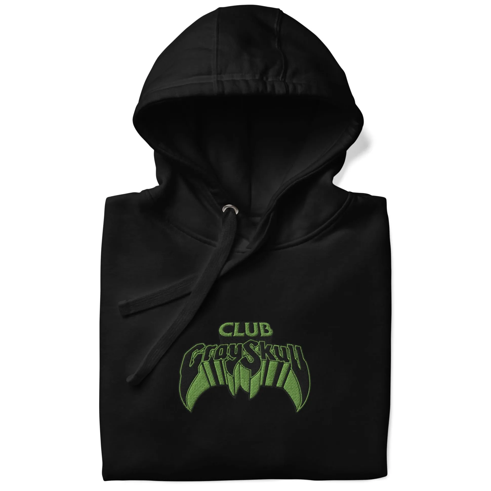 Masters of the Universe Club Grayskull Black Embroidered Hoodie