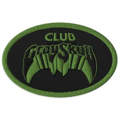Masters of the Universe Club Grayskull Black Embroidered Patch