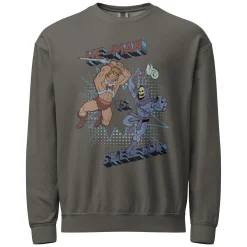 Masters of the Universe He-Man vs. Skeletor Grey Sweatshirt