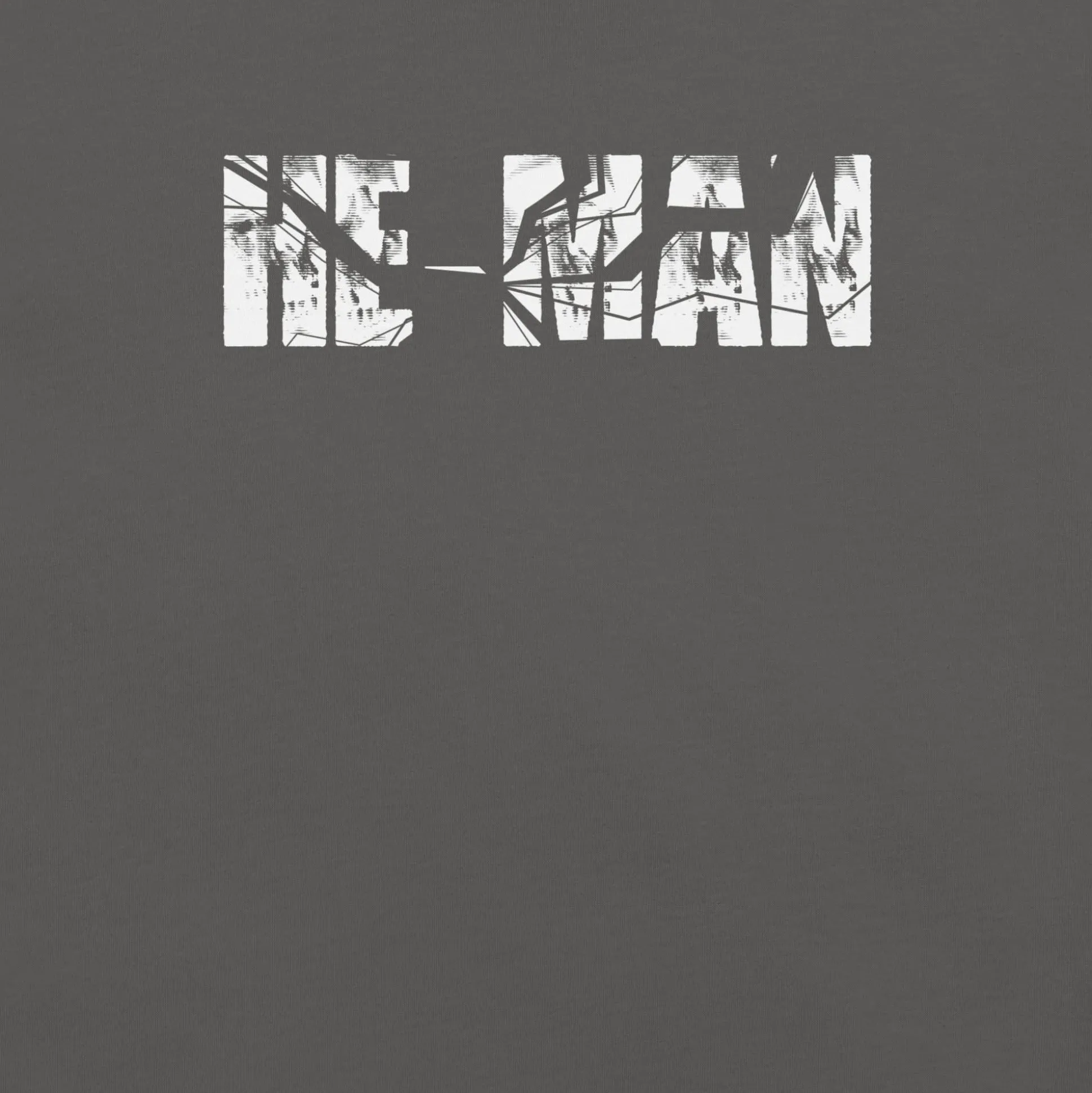 Masters of the Universe Laser Power He-Man Grey T-shirt
