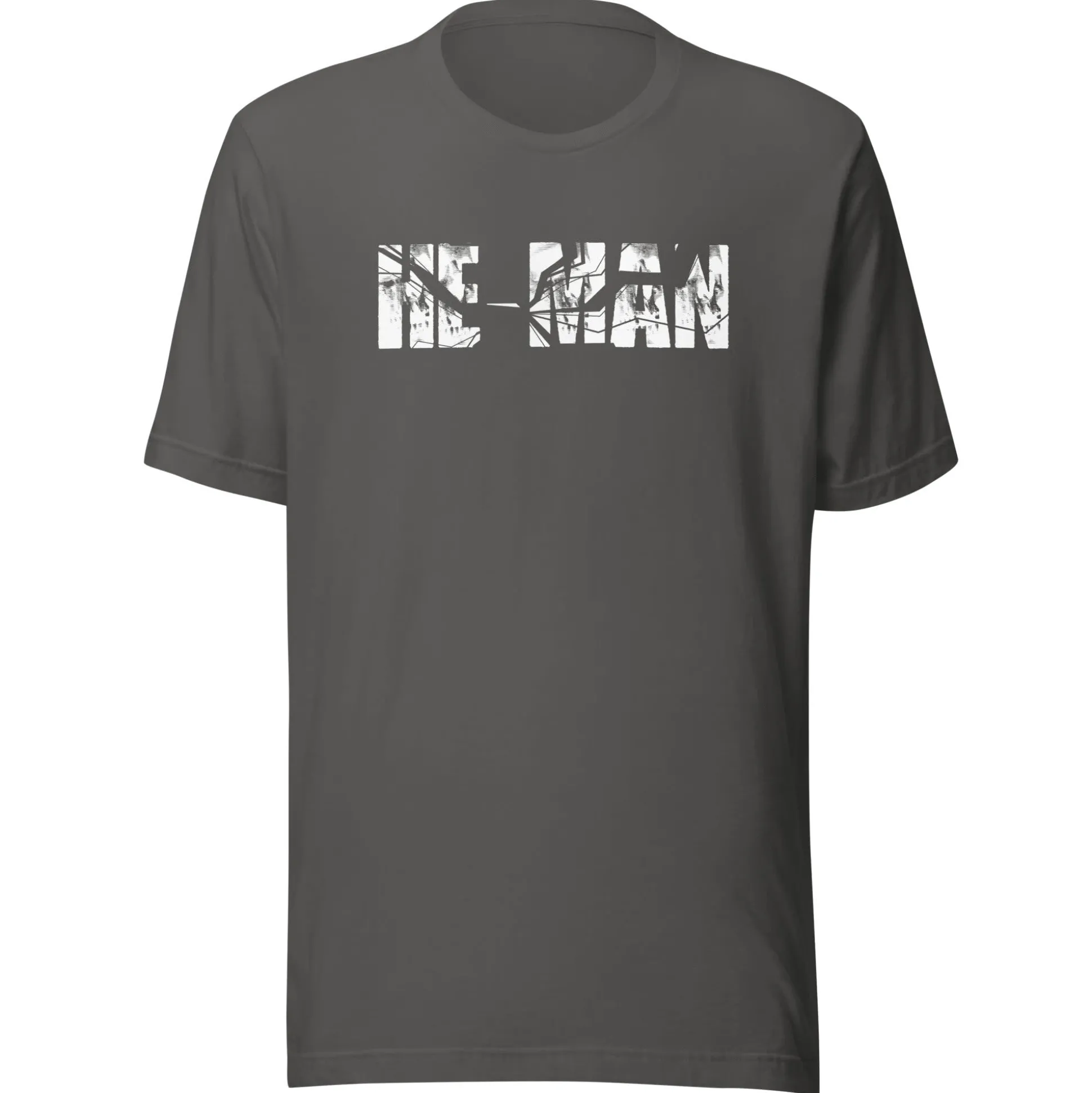 Masters of the Universe Laser Power He-Man Grey T-shirt