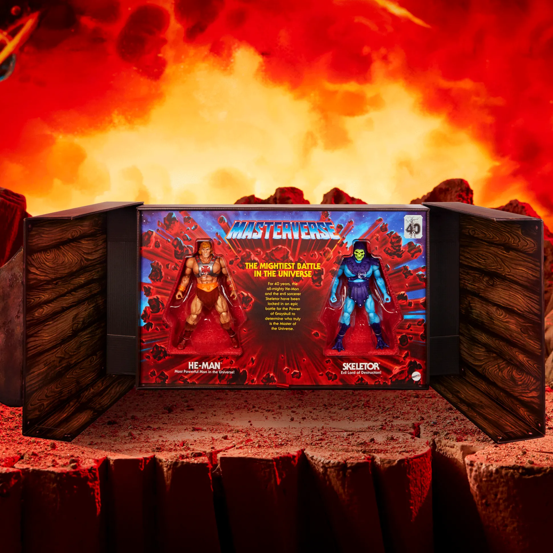 Masters of the Universe Masterverse He-Man vs Skeletor 40th Anniversary