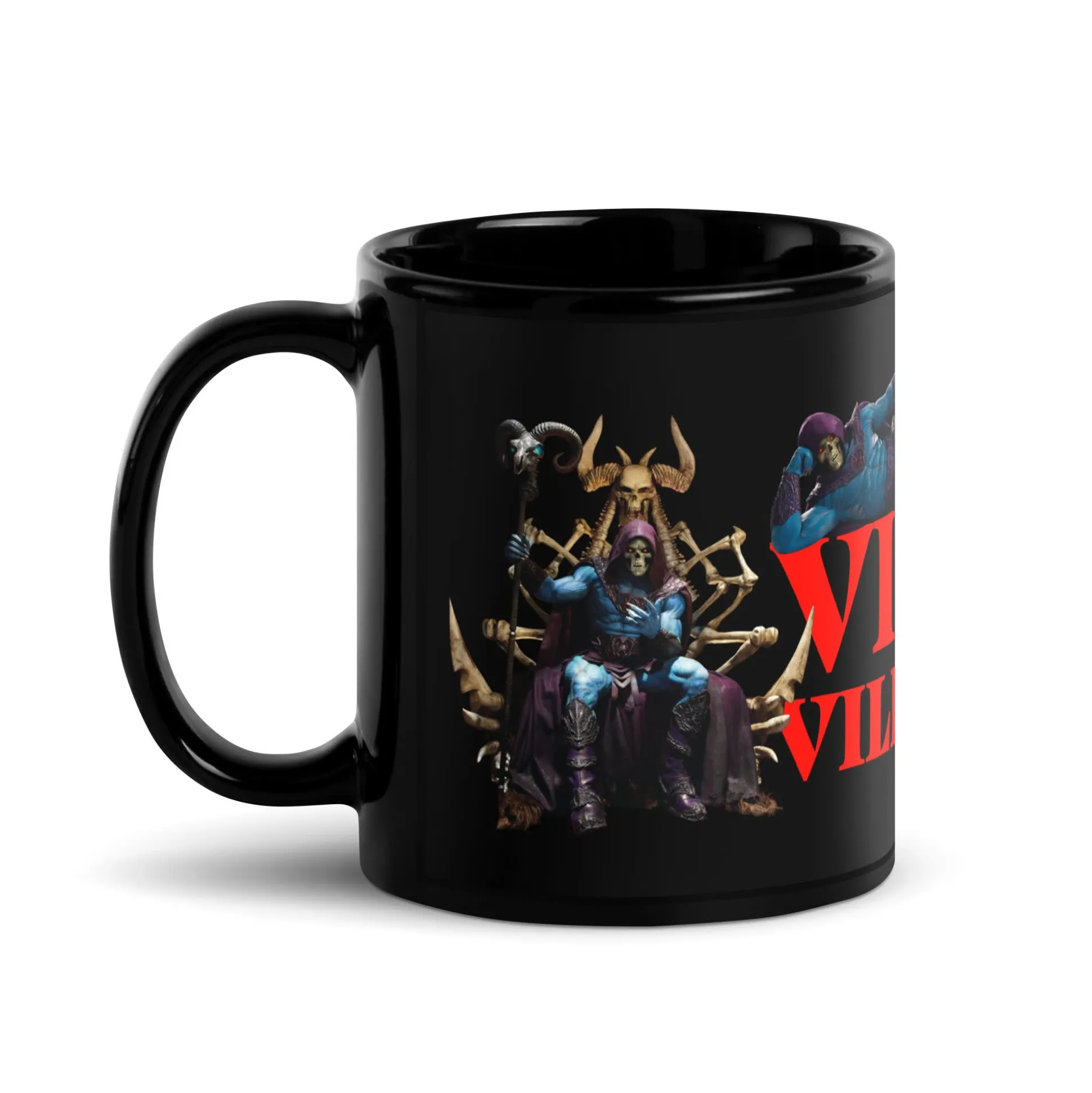 Masters of the Universe Movie Skeletor Before Coffee Black Mug