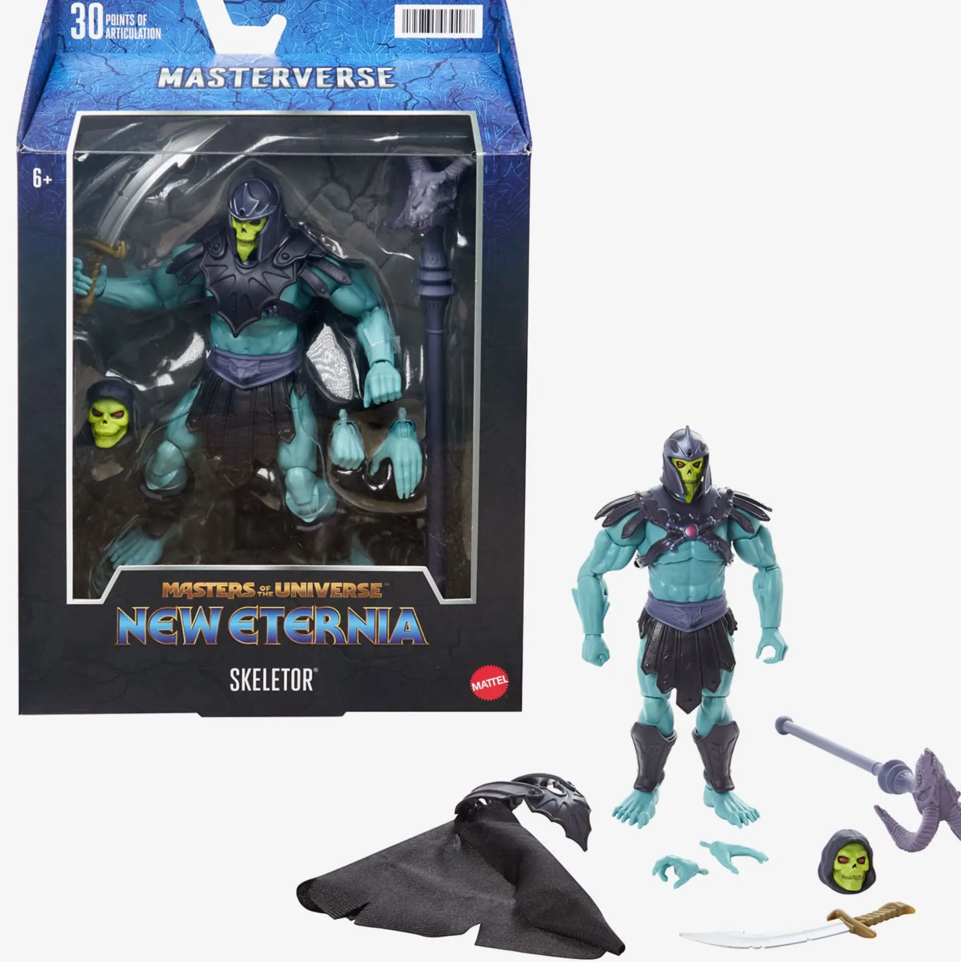 Masters of the Universe Masterverse New Eternia Skeletor Action Figure