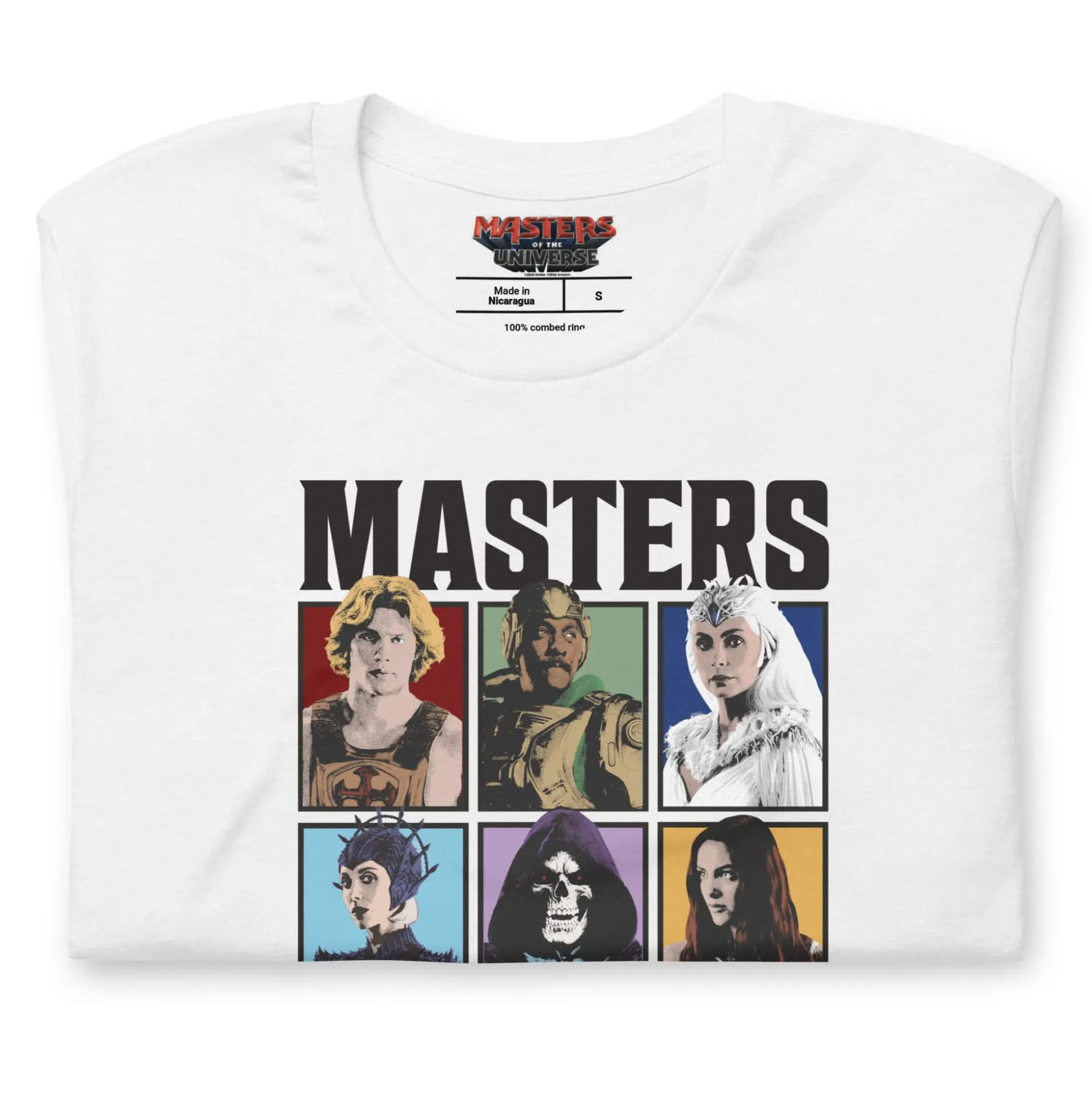 Masters of the Universe Movie Characters White T-shirt