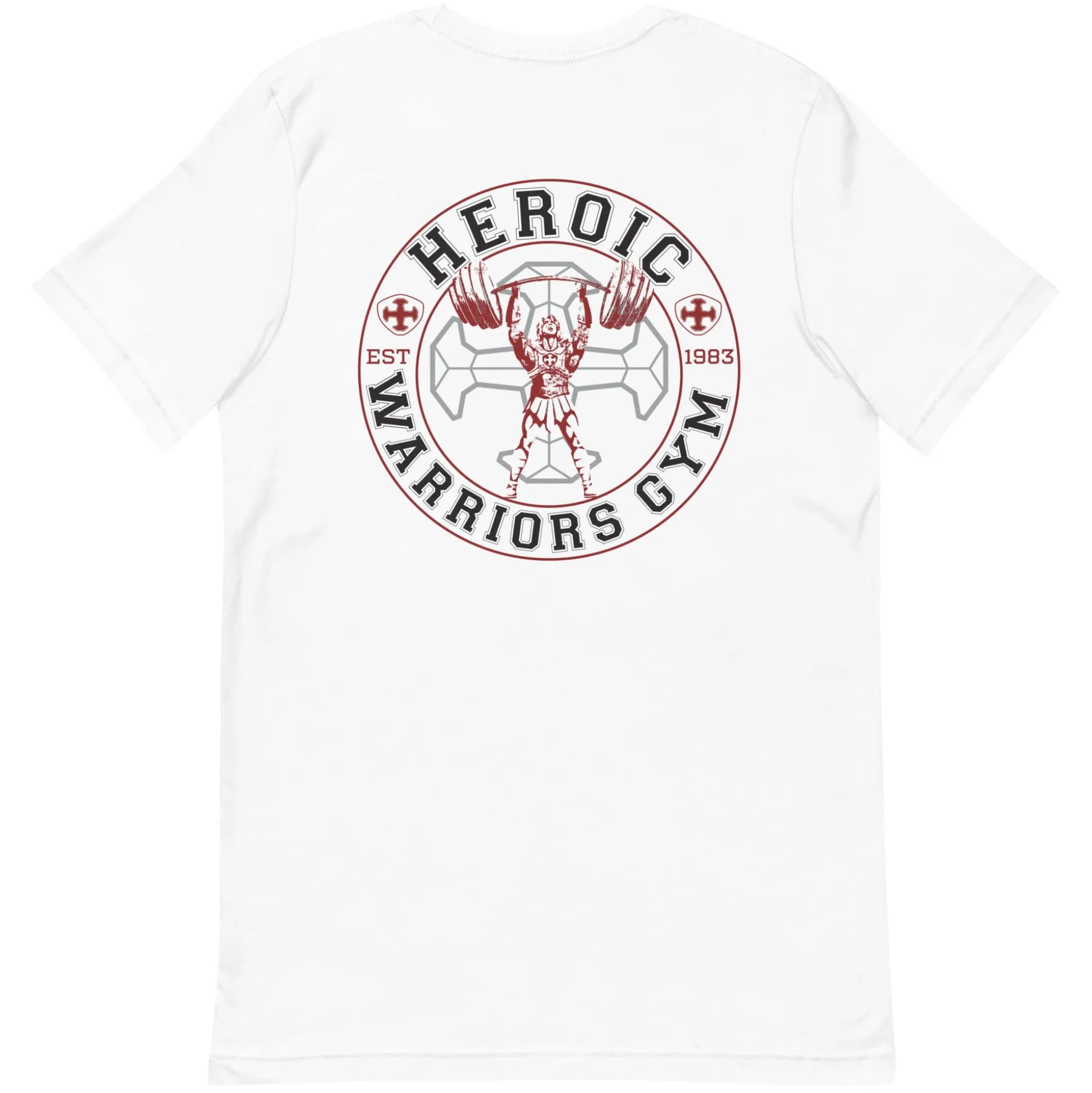 Masters of the Universe Movie Heroic Warriors Gym White T-shirt