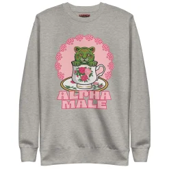 Masters of the Universe Movie Cringer Teacup Gray Sweatshirt