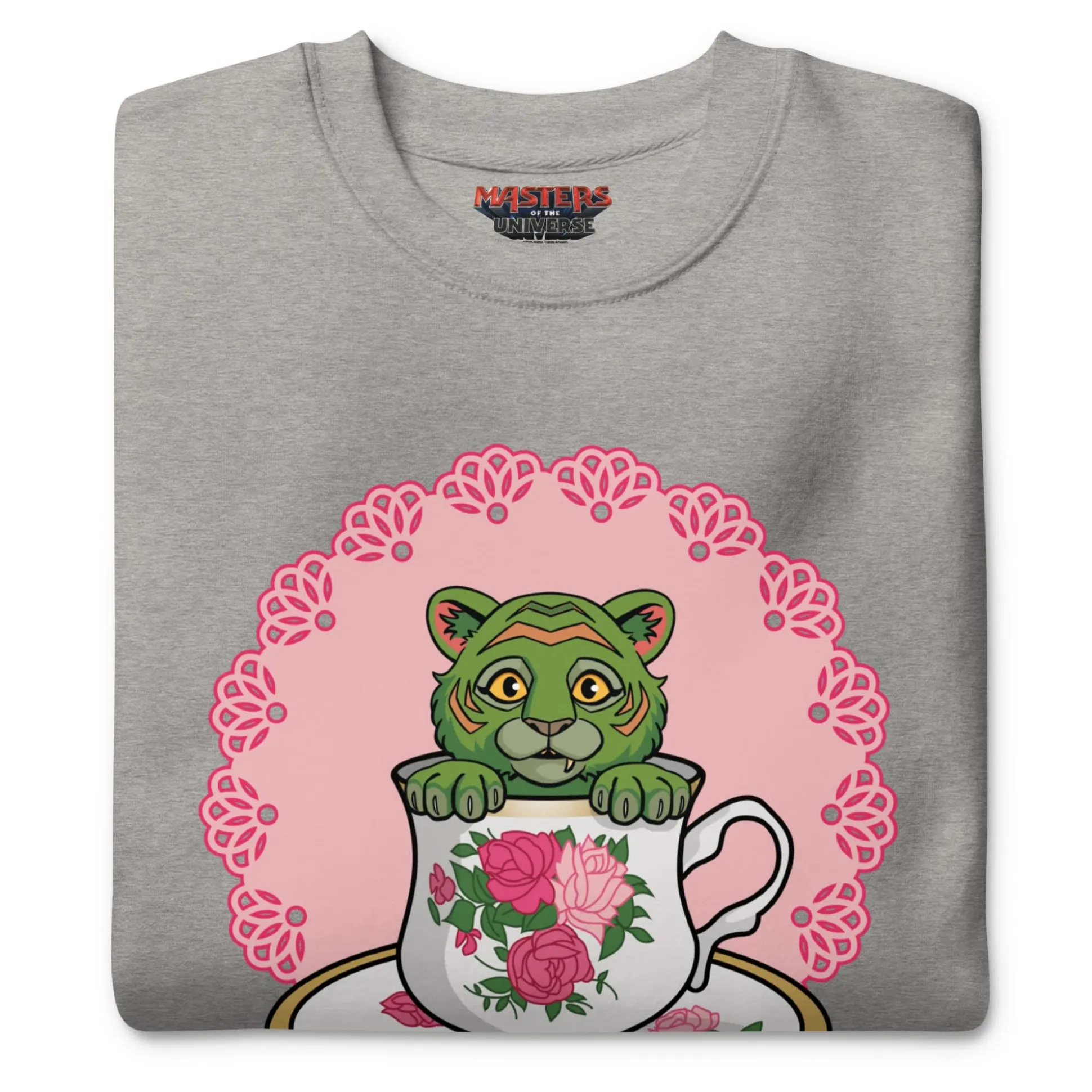 Masters of the Universe Movie Cringer Teacup Gray Sweatshirt