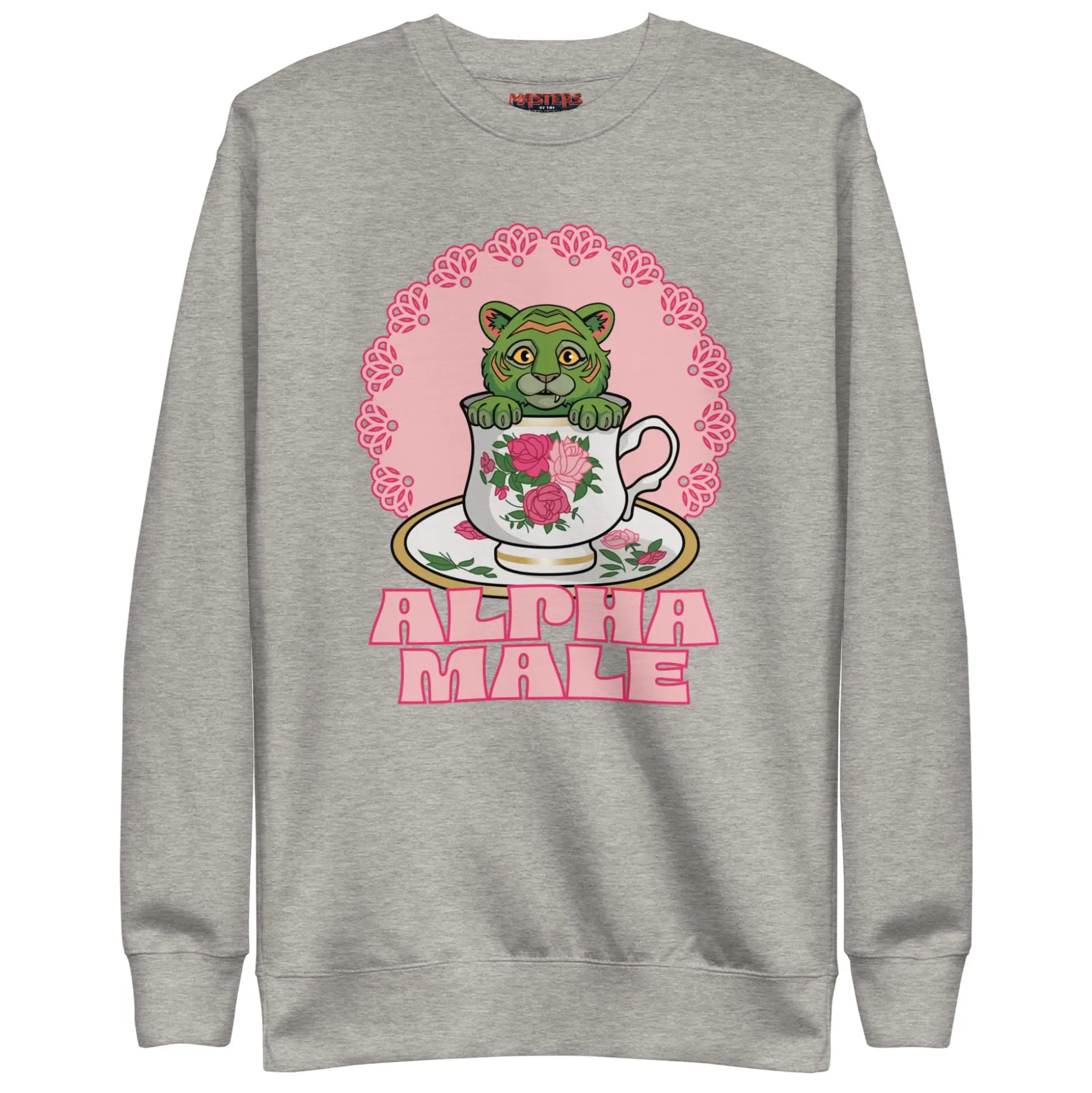 Masters of the Universe Movie Cringer Teacup Gray Sweatshirt