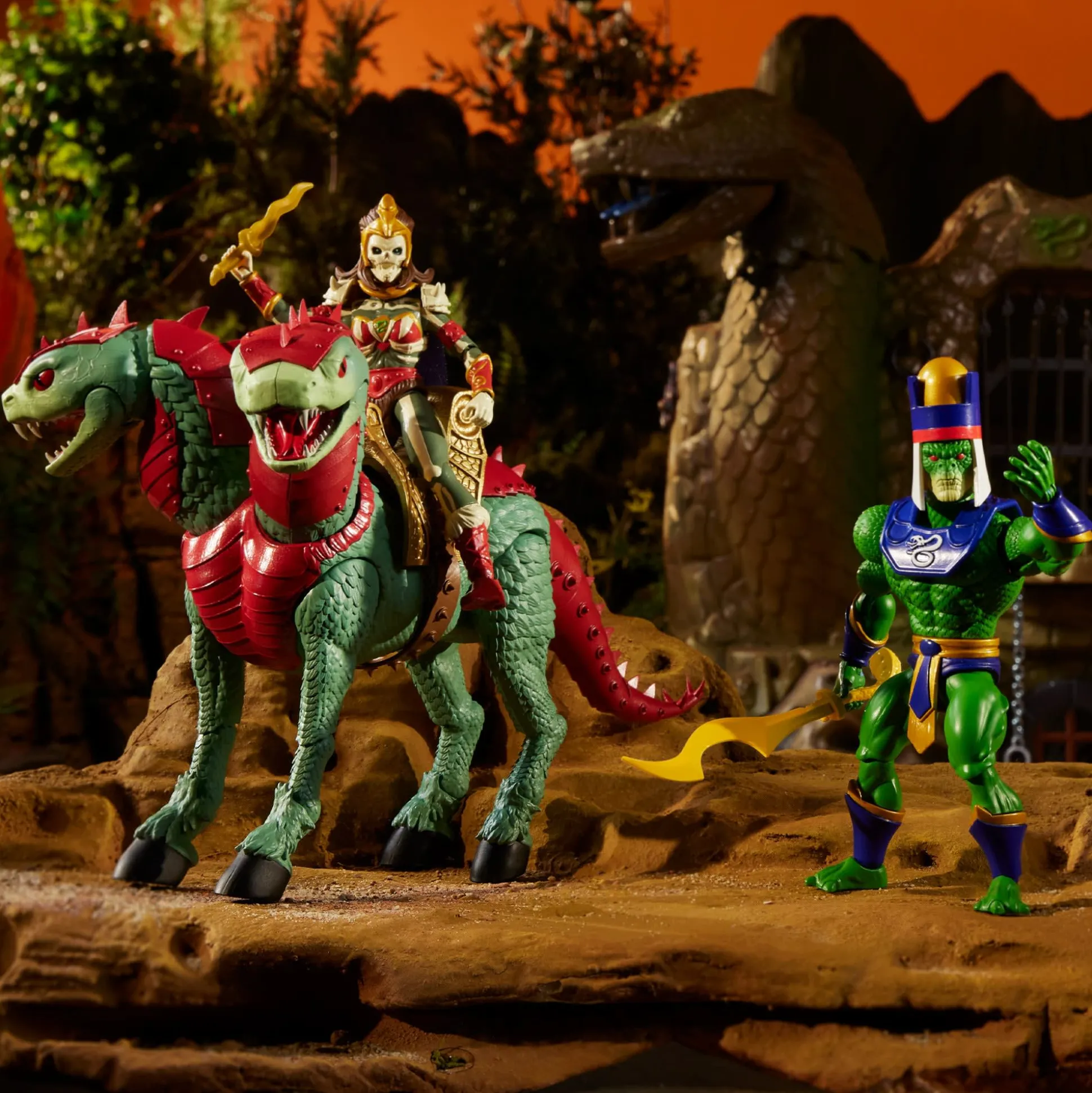 Masters of the Universe Origins Snake Lair Playset Crowdfund