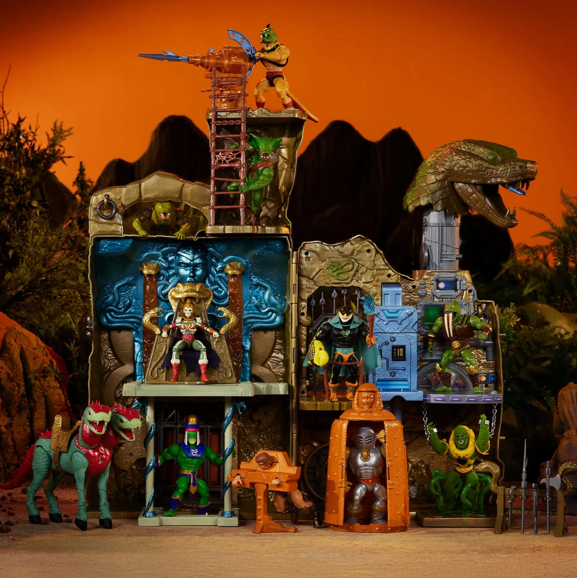 Masters of the Universe Origins Snake Lair Playset Crowdfund