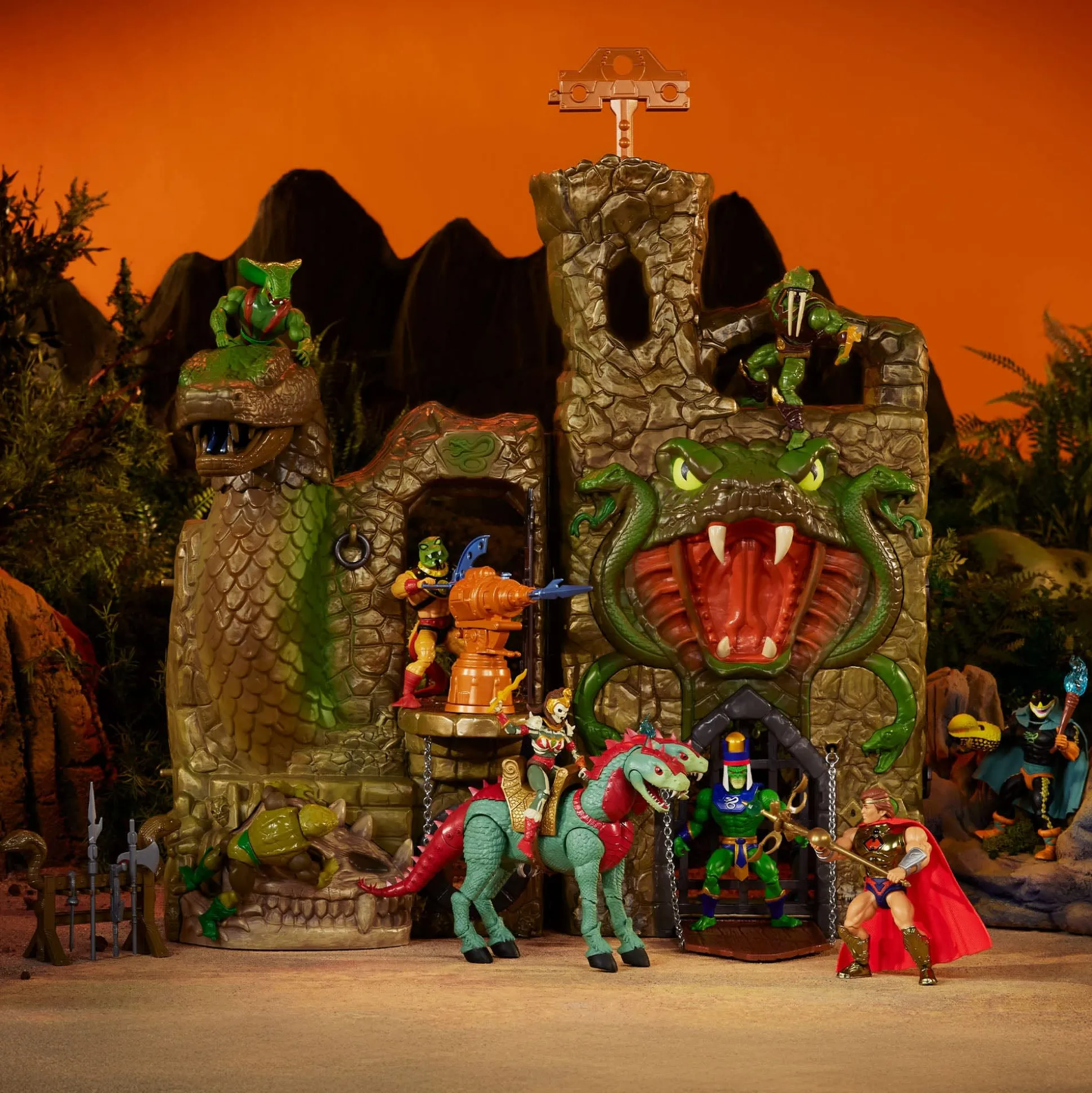 Masters of the Universe Origins Snake Lair Playset Crowdfund