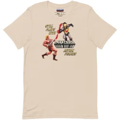 Masters of the Universe Still Plays with Action Figures Cream T-Shirt