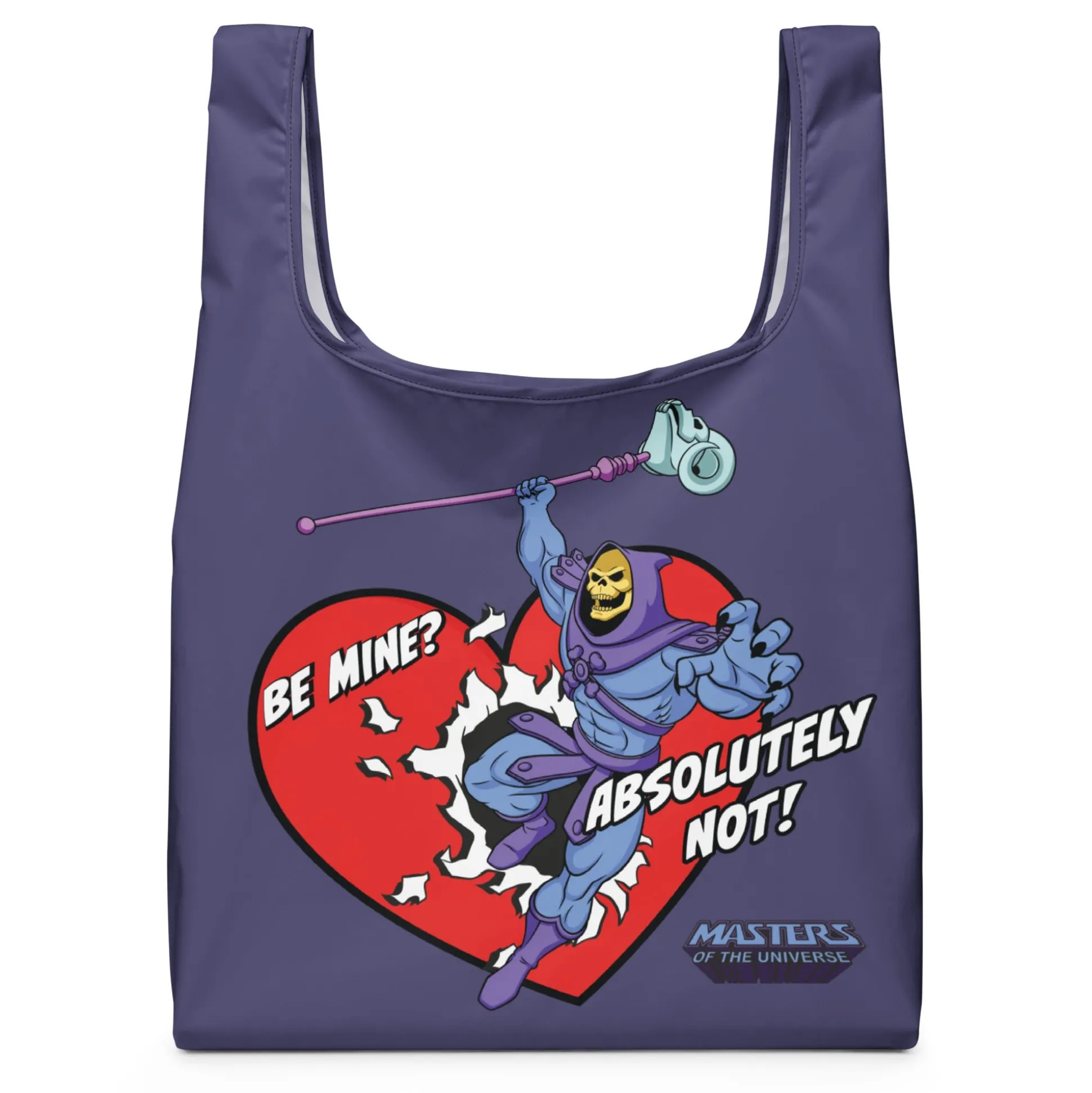 Masters of the Universe Skeletor Love Language Purple Tote