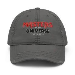 Masters of the Universe The Movie Logo Grey Dad Hat
