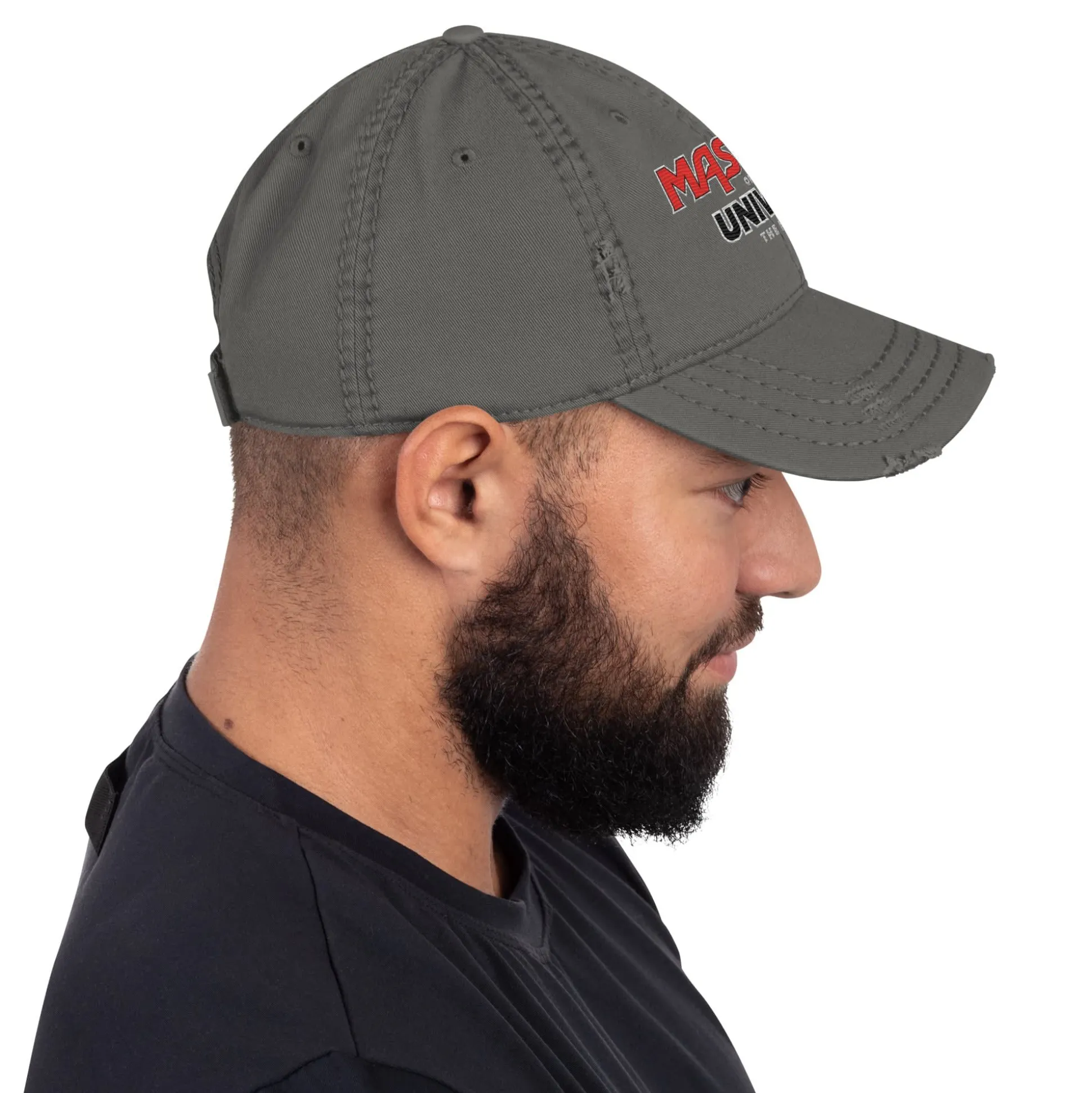 Masters of the Universe The Movie Logo Grey Dad Hat