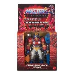 Masters of the Universe x Transformers Optimus Prime Armor He-Man Action Figure