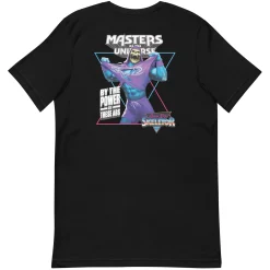 Masters of the Universe Gym Bro Skeletor Ab Power Black T-shirt