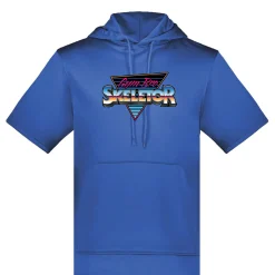 Masters of the Universe Gym Bro Skeletor Blue Short Sleeved Hoodie