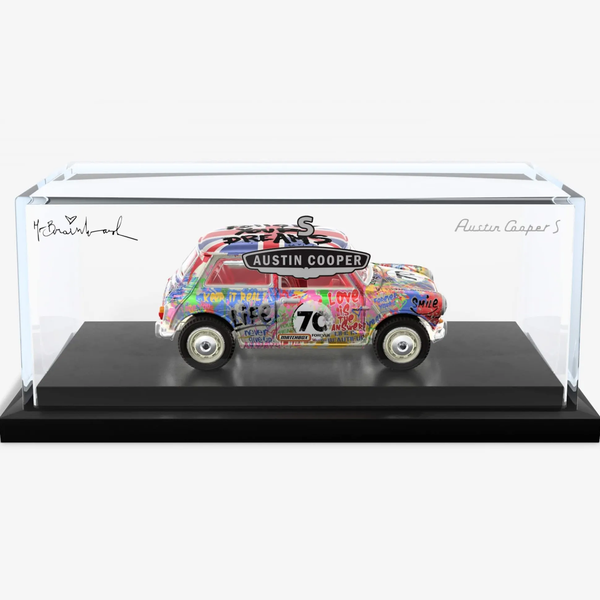 Matchbox x Mr Brainwash 1964 Austin Mini Cooper S