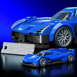 Mattel Brick Shop Hot Wheels Cadillac Project GTP Hypercar Building Set