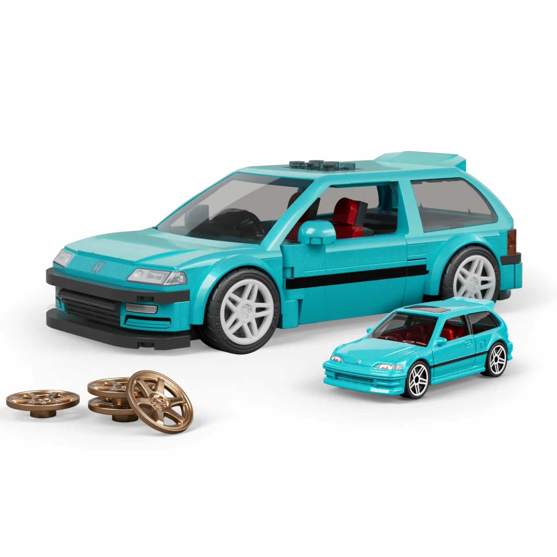 Mattel Brick Shop Hot Wheels Custom ’90 Honda Civic EF Building Set