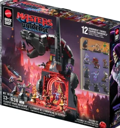 Mattel Brick Shop Masters of the Universe Clash at Snake Mountain Building Set