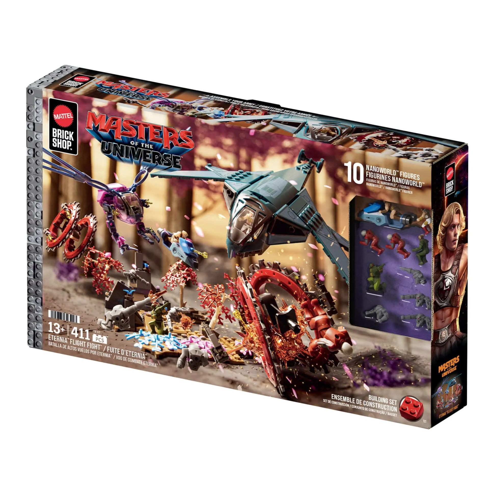 Mattel Brick Shop Masters of the Universe Eternia Flight Fight Building Set