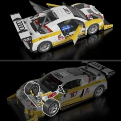 Mattel Brick Shop Hot Wheels ‘15 Audi R8 LMS Building Set
