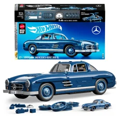 Mattel Brick Shop Hot Wheels Mercedes-Benz 300 SL Building Set
