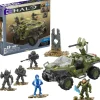 MEGA Halo FLEETCOM Warthog Vehicle Building Set