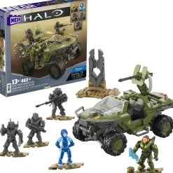 MEGA Halo FLEETCOM Warthog Vehicle Building Set