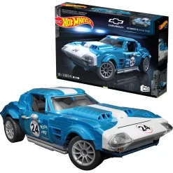 MEGA Hot Wheels '63 Corvette Grand Sport Race Car Building Kit