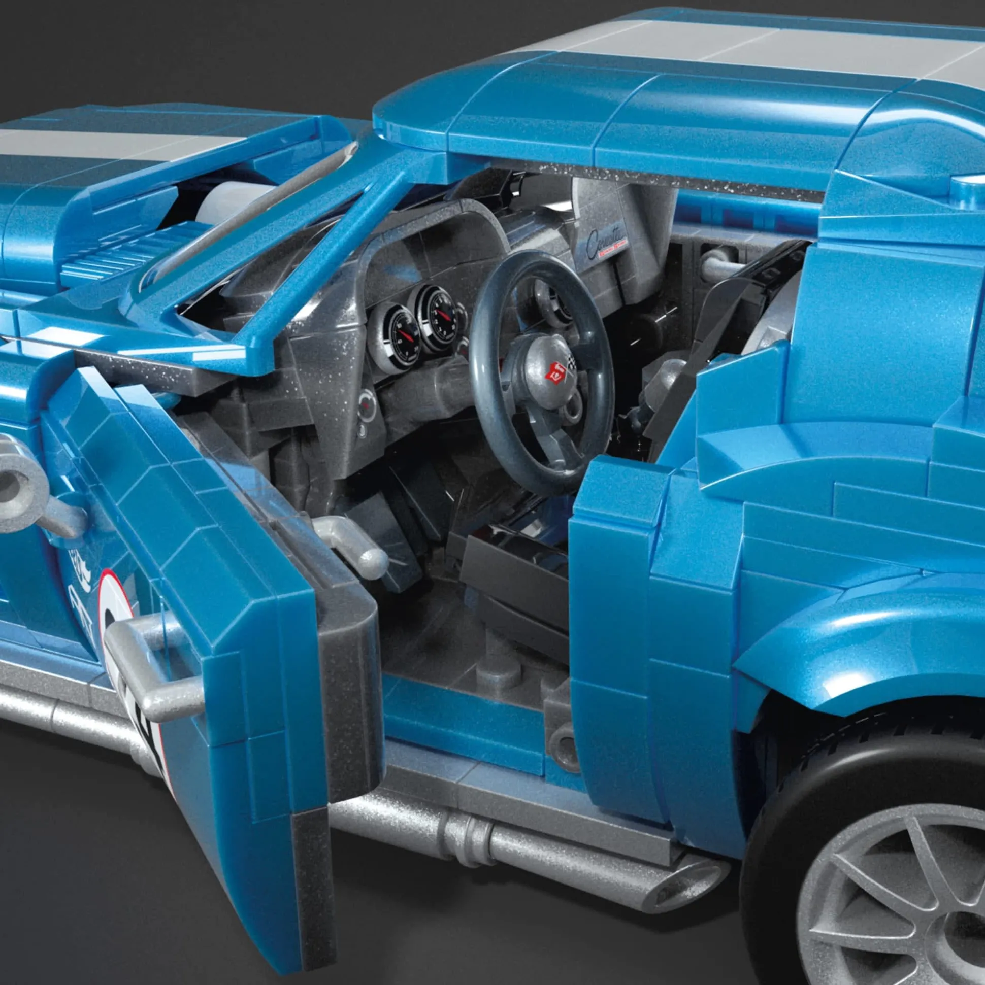 MEGA Hot Wheels '63 Corvette Grand Sport Race Car Building Kit
