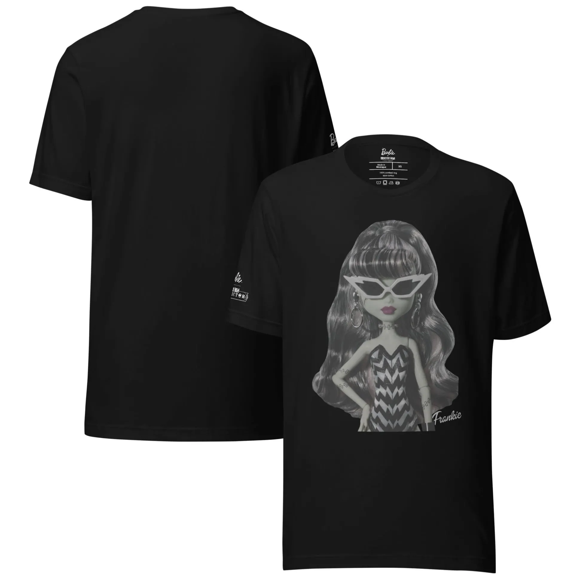Monster High Barbie Frankie Barbie Black T-shirt