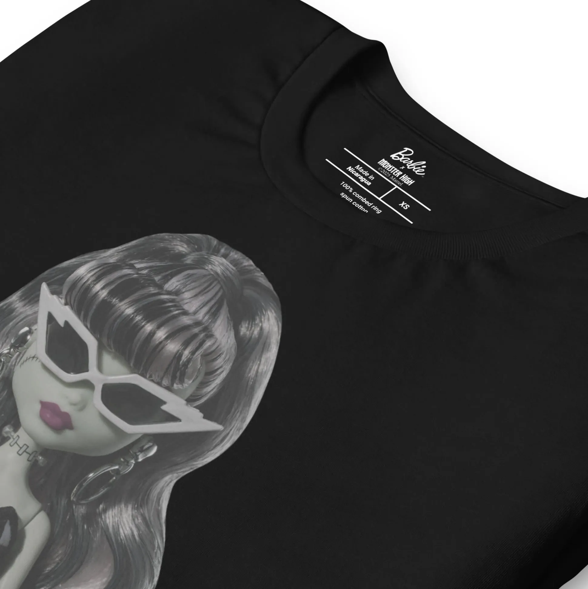Monster High Barbie Frankie Barbie Black T-shirt