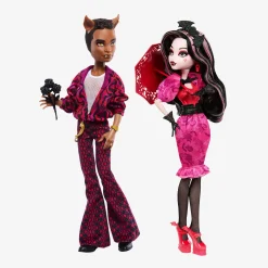 Monster High Draculaura and Clawd Wolf Howliday Love 2-Pack