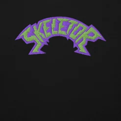 Monster High Masters of the Universe Skeletor Embroidered Black Hoodie