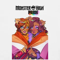 Monster High Pride Toralei & Clawdeen White T-Shirt