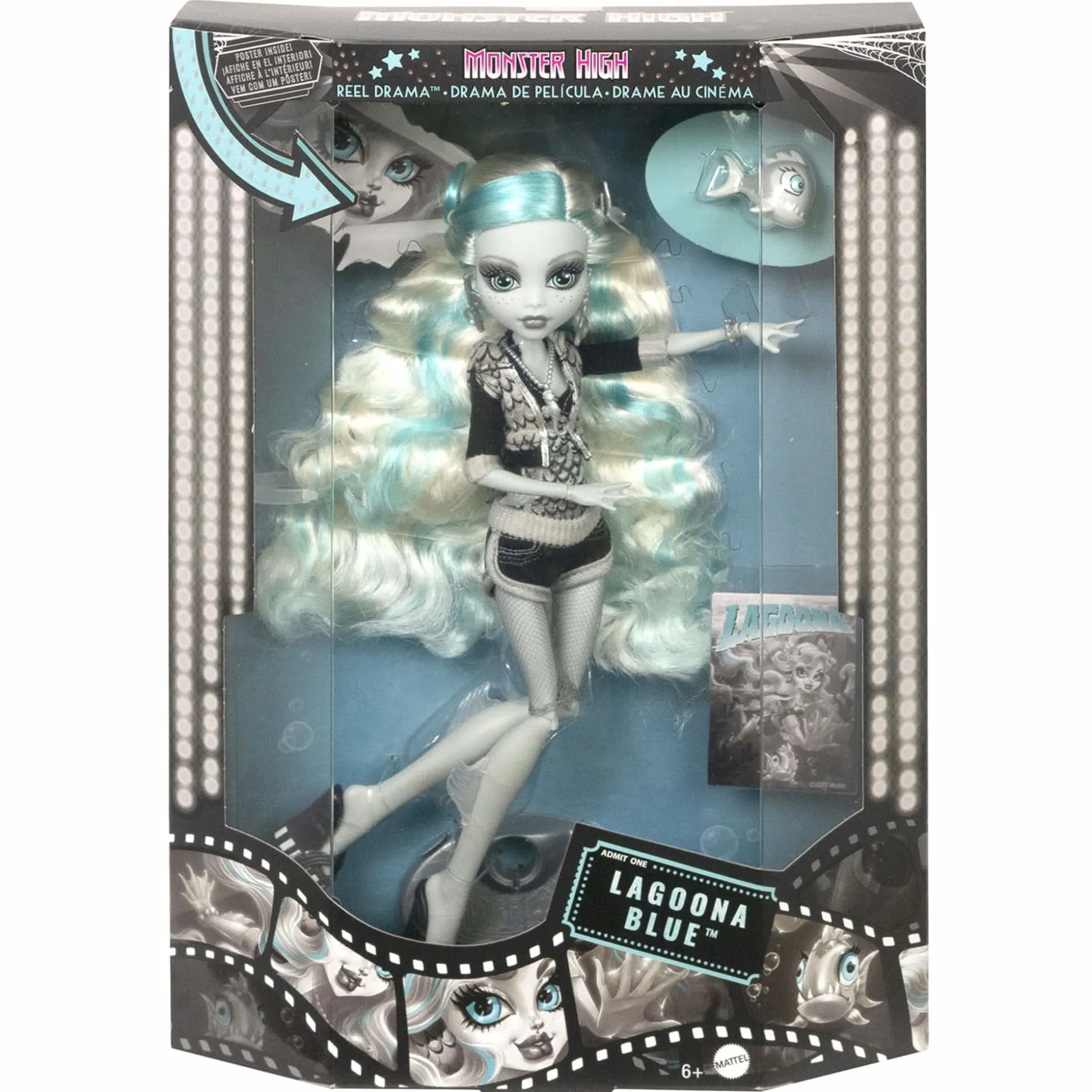 Monster High Reel Drama Lagoona Blue Doll