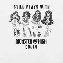 Monster High Still Plays with Monster High Dolls White T-Shirt