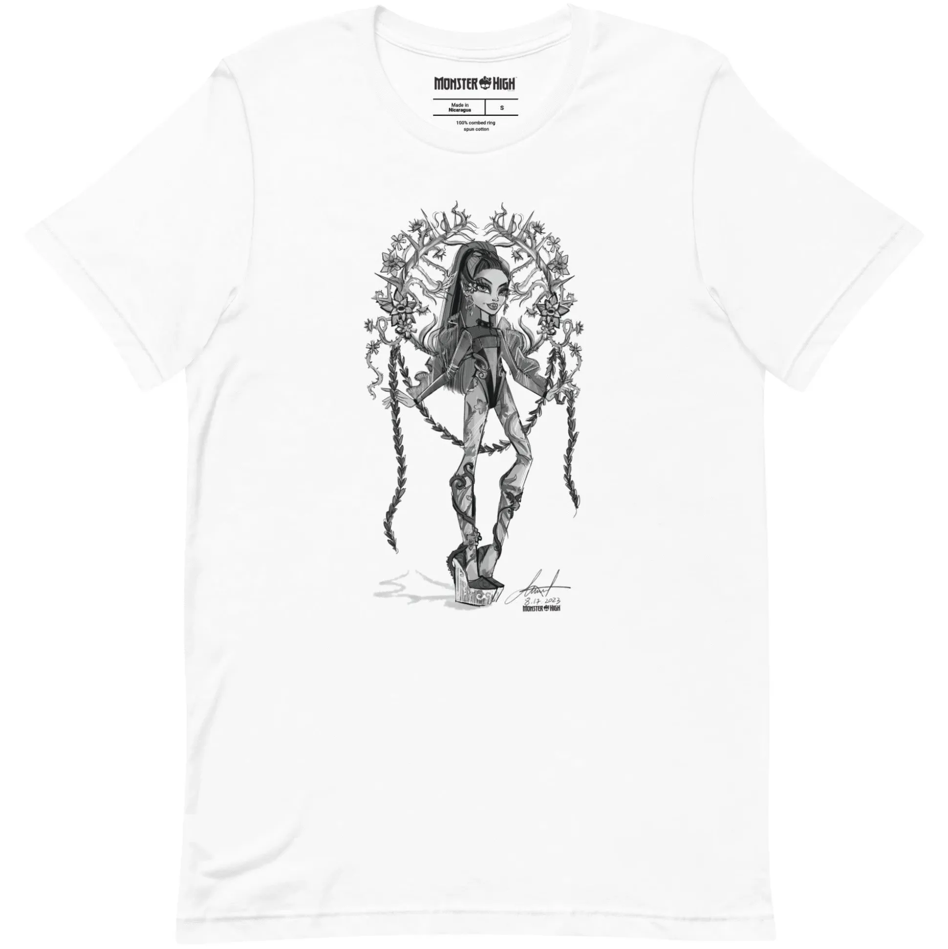 Monster High Venus McFlytrap White T-Shirt