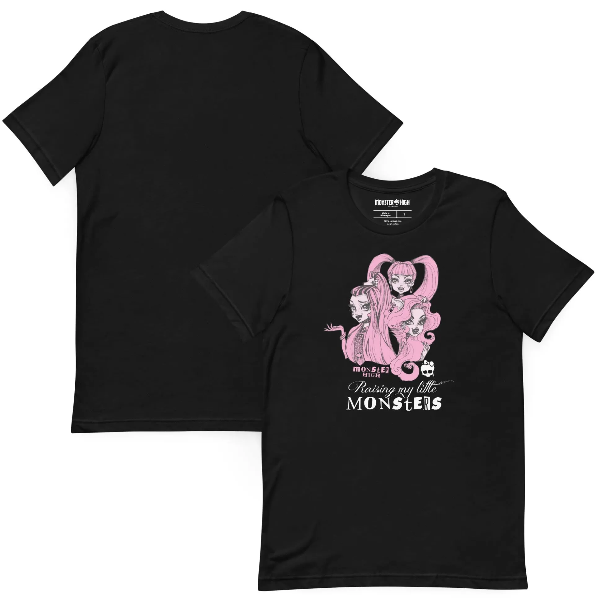 Monster High Raising Little Monsters Black T-shirt