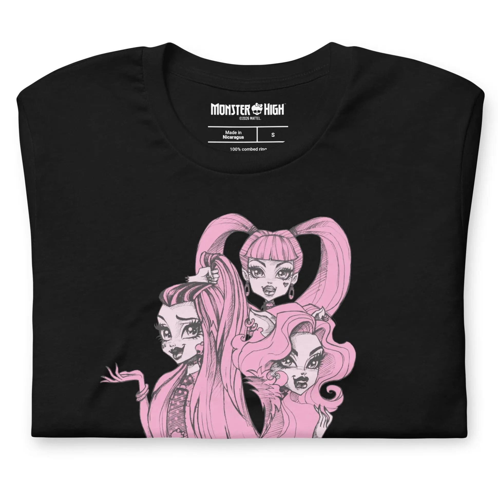 Monster High Raising Little Monsters Black T-shirt
