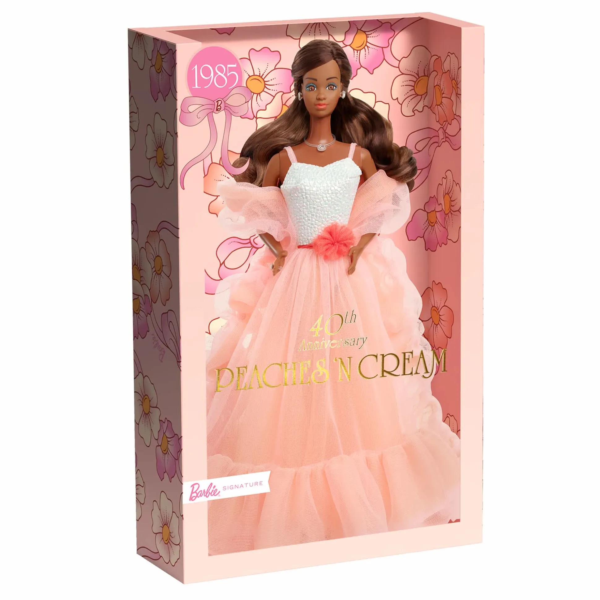Peaches ‘n Cream Barbie Doll, Brown Hair