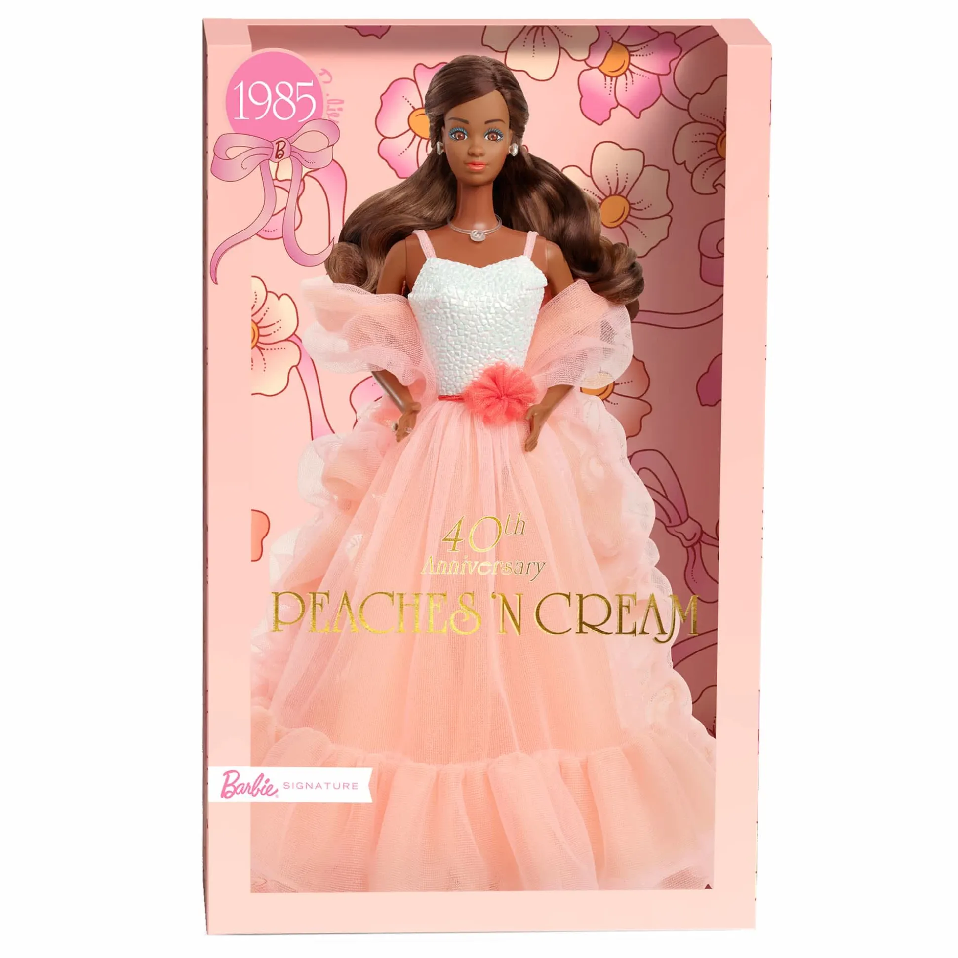 Peaches ‘n Cream Barbie Doll, Brown Hair