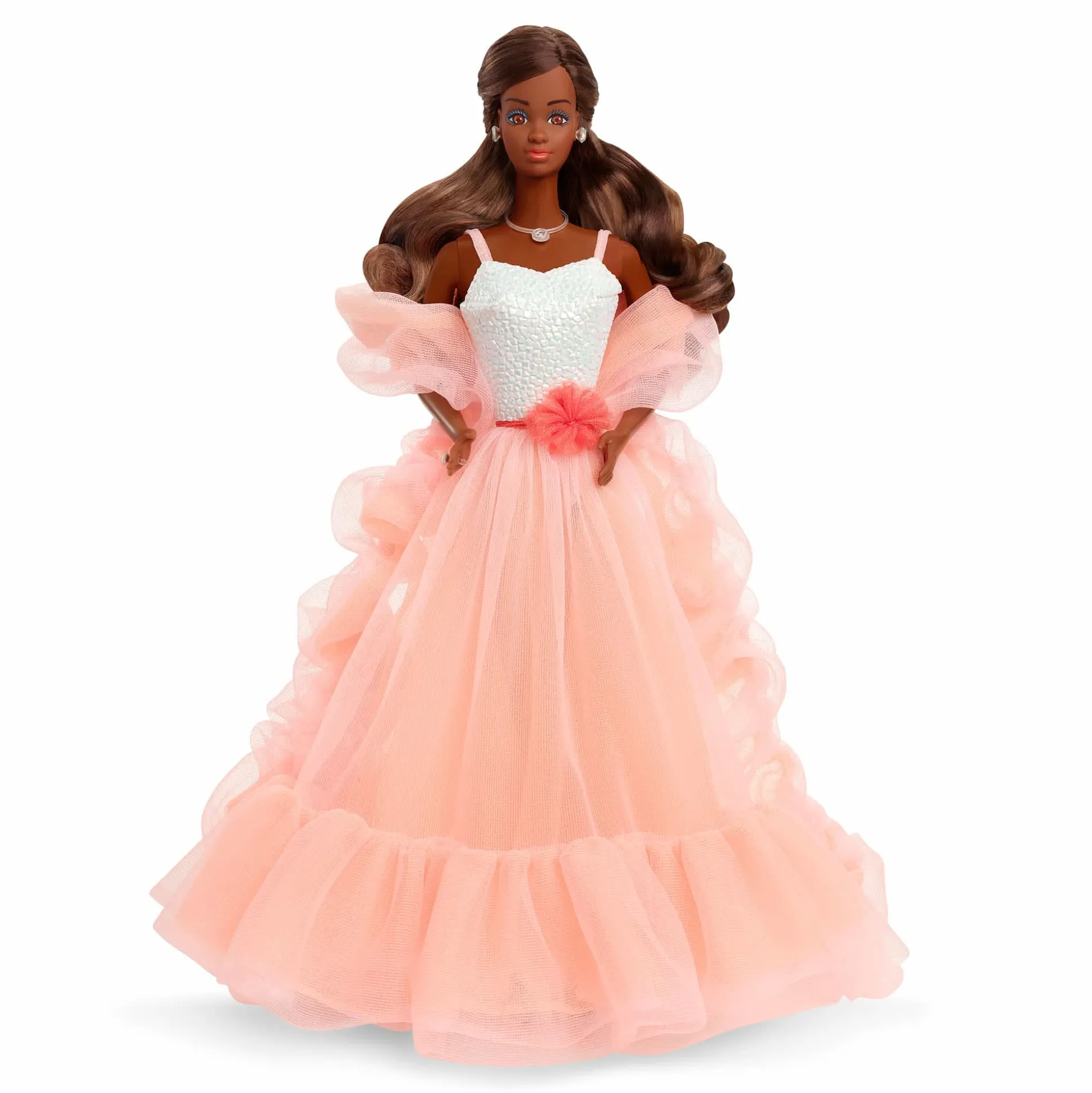 Peaches ‘n Cream Barbie Doll, Brown Hair
